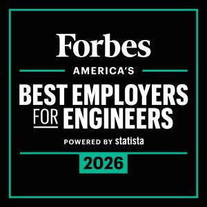 Forbes America's best employers for engineers 2026 badge